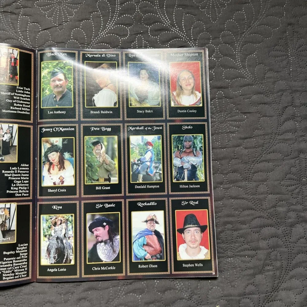 Texas Renaissance Festival 36th Anniversary Season Souvenir Map Program Guide